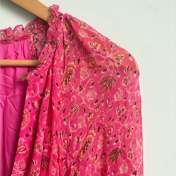 Hemant & Nandita Nara Romper With Braided Belt in Tulip Pink Large New! - Picture 8 of 11